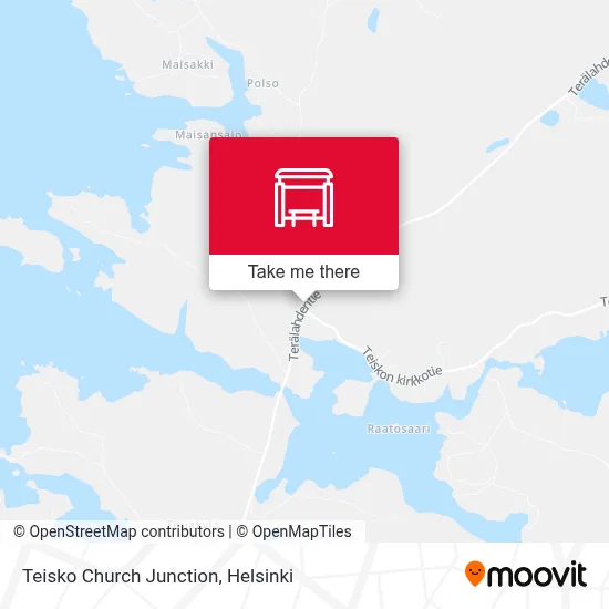 Teisko Church Junction map