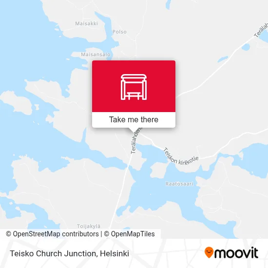 Teisko Church Junction map