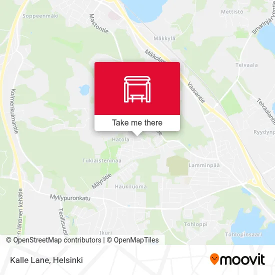Kalle Lane map