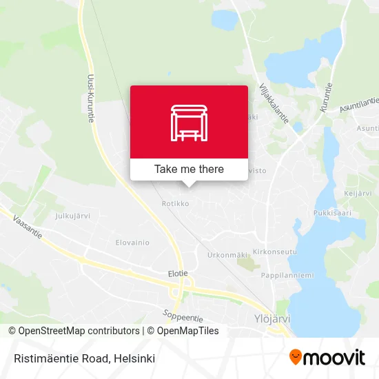 Ristimäentie Road map
