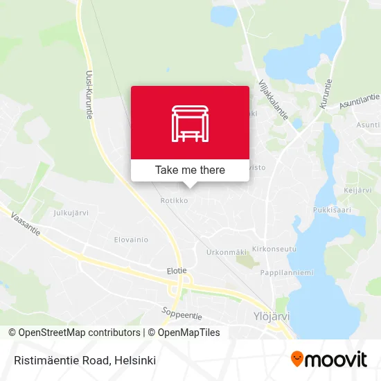 Ristimäentie Road map