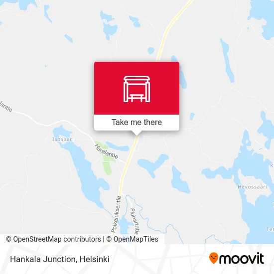 Hankala Junction map