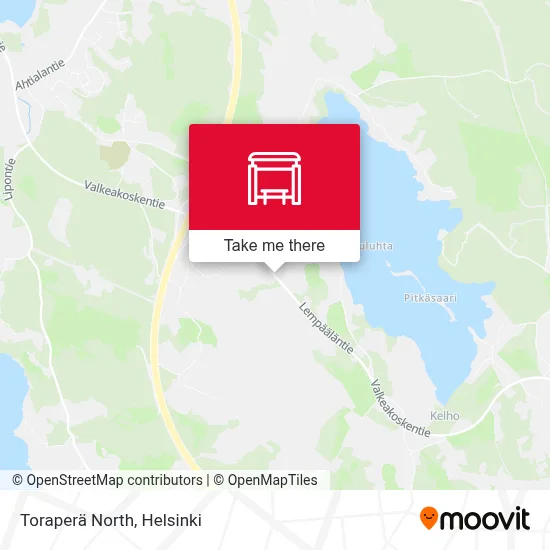 Toraperä North map