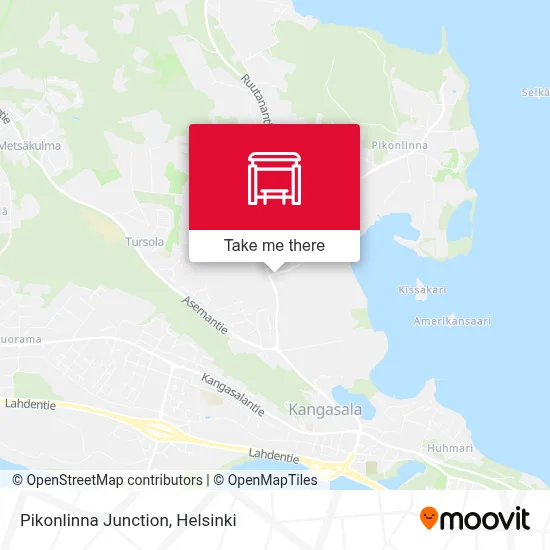 Pikonlinna Junction map