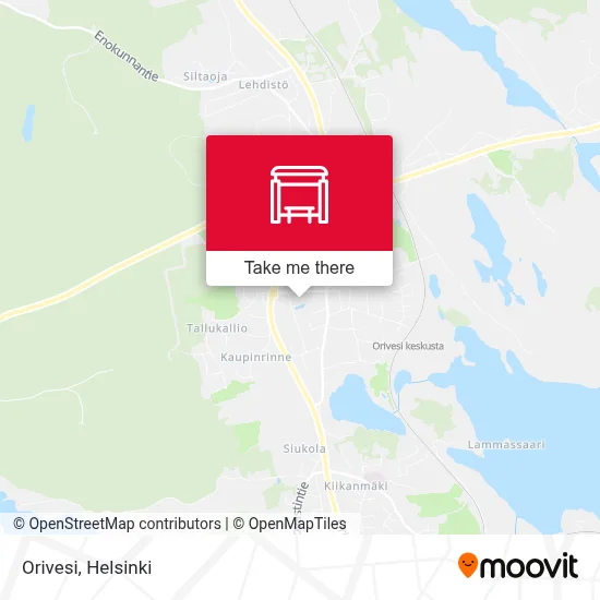 Orivesi map