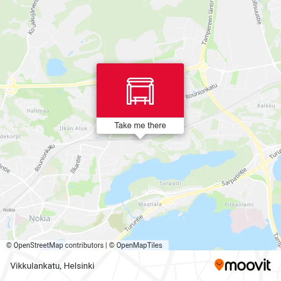 Vikkulankatu map