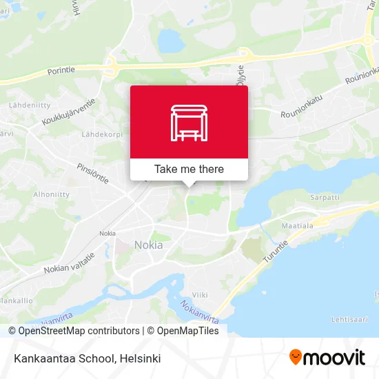 Kankaantaa School map