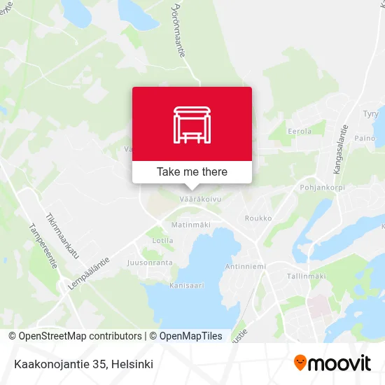 Kaakonojantie 35 map