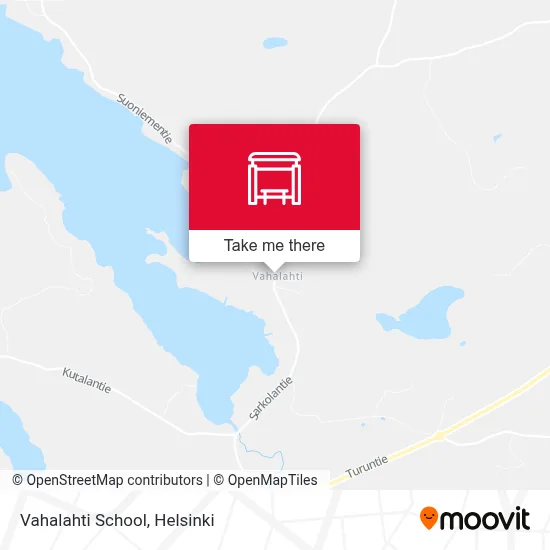 Vahalahti School map