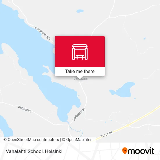Vahalahti School map