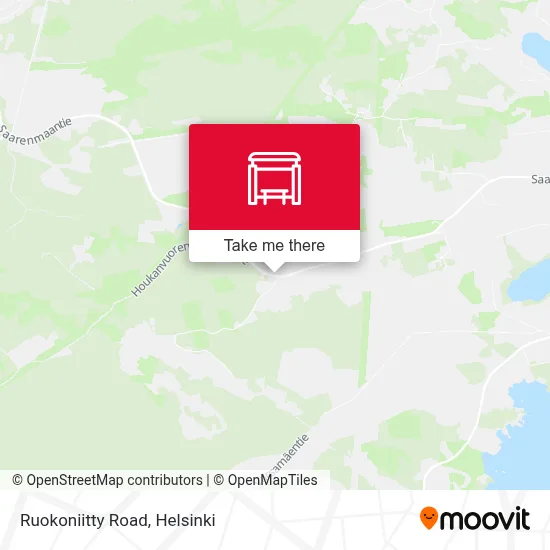 Ruokoniitty Road map