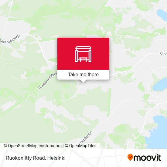 Ruokoniitty Road map