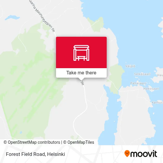 Forest Field Road map