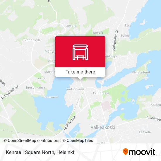 Kenraali Square North map