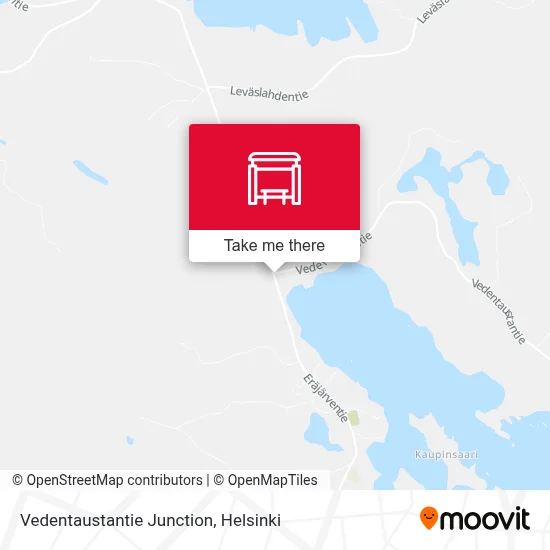 Vedentaustantie Junction map