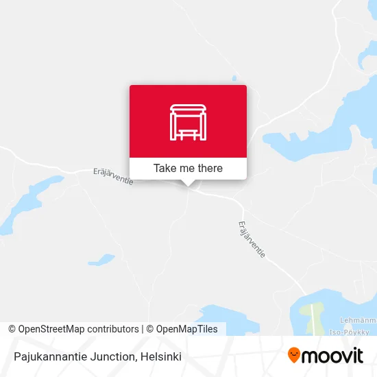 Pajukannantie Junction map