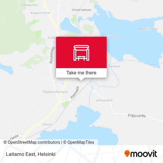Laitamo East map