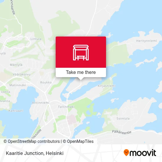 Kaaritie Junction map