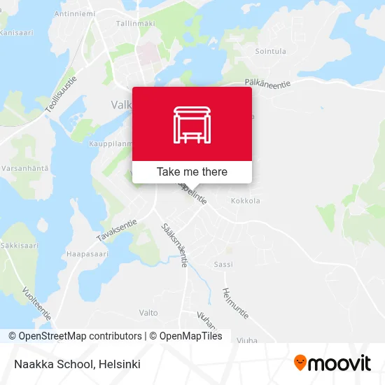 Naakka School map