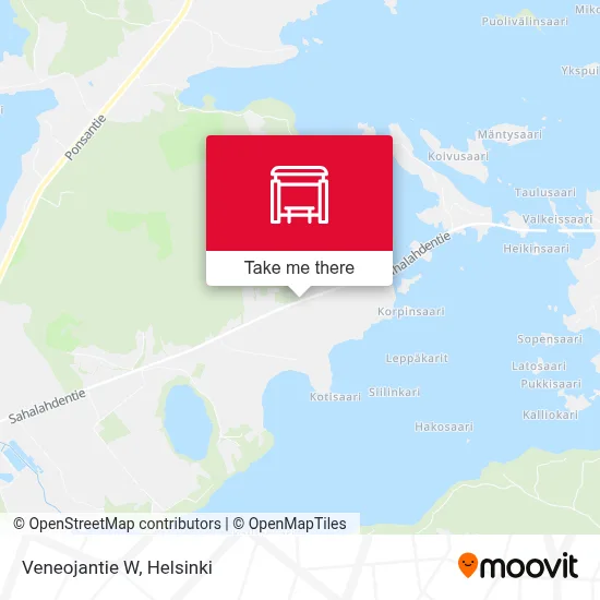 Veneojantie W map