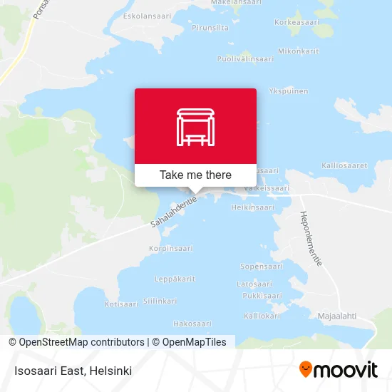 Isosaari East map