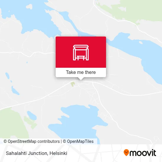 Sahalahti Junction map