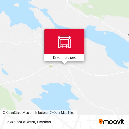 Pakkalantie West map