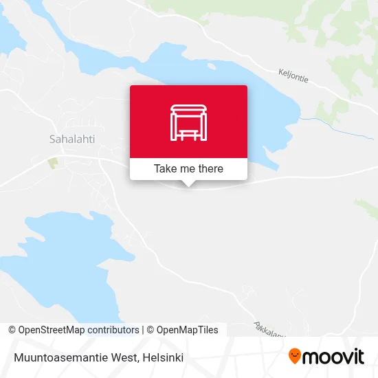 Muuntoasemantie West map
