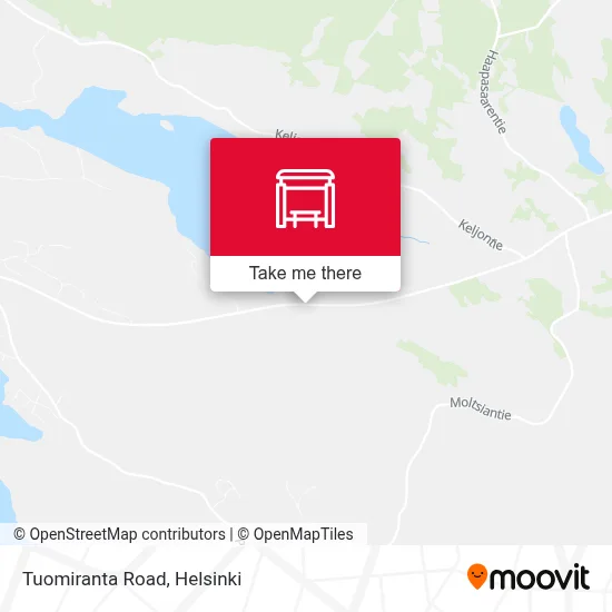 Tuomiranta Road map