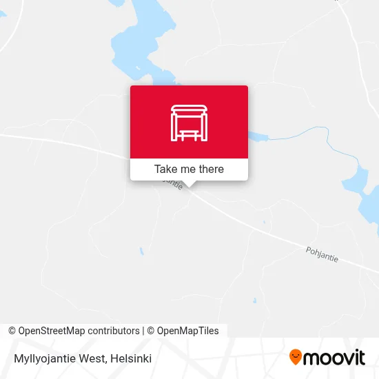 Myllyojantie West map