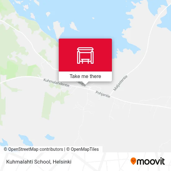 Kuhmalahti School map