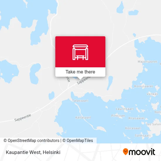 Kaupantie West map