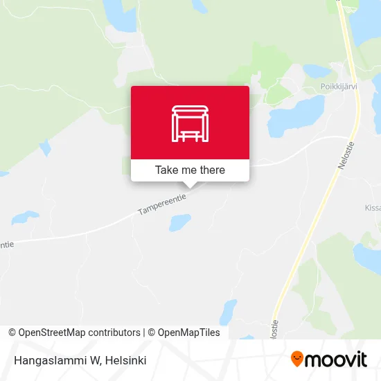 Hangaslammi W map