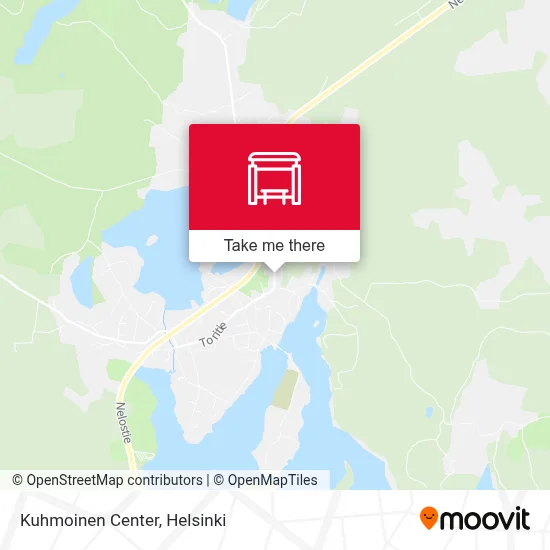 Kuhmoinen Center map