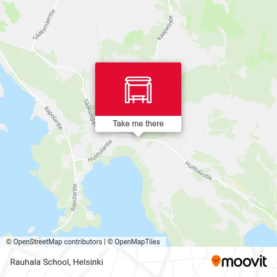 Rauhala School map