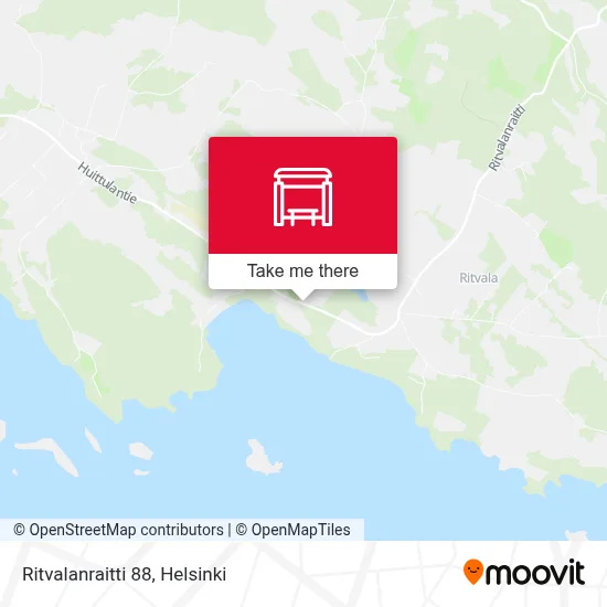 Ritvalanraitti 88 map