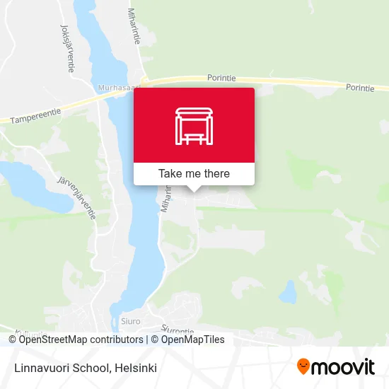 Linnavuori School map