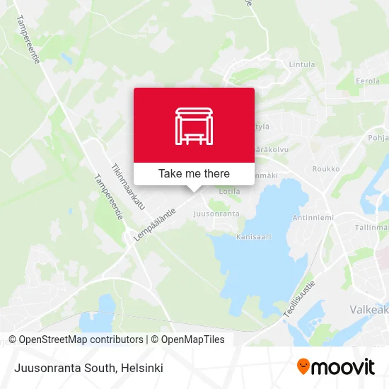 Juusonranta South map