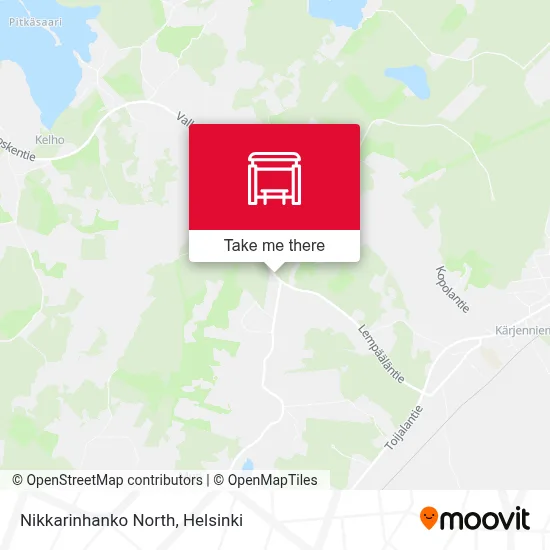 Nikkarinhanko North map