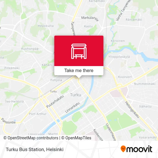Turku Bus Station map