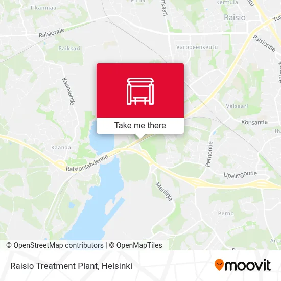 Raisio Treatment Plant map