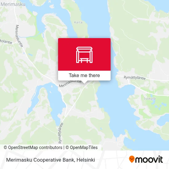 Merimasku Cooperative Bank map