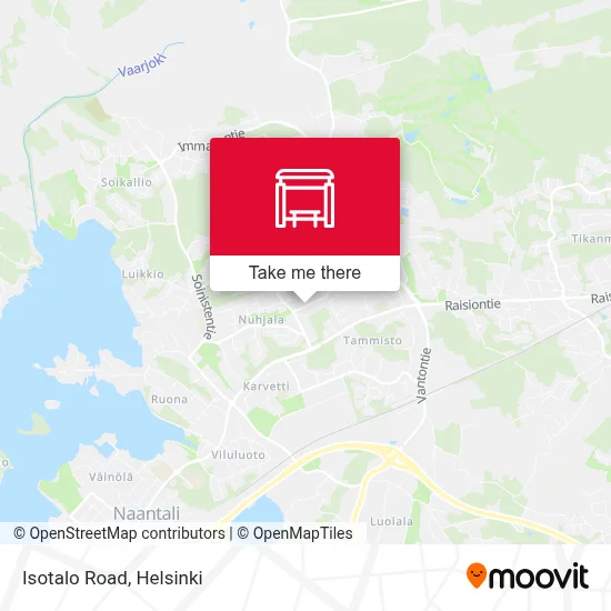 Isotalo Road map