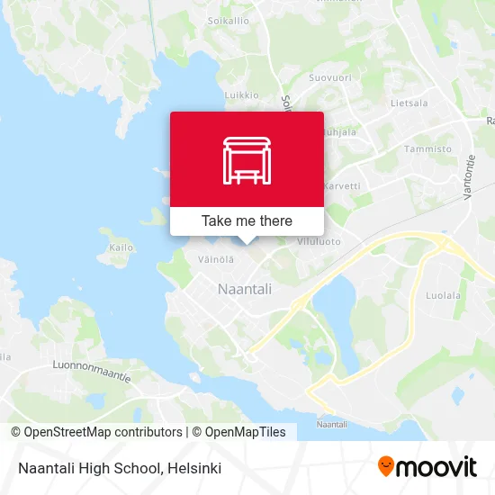 Naantali High School map