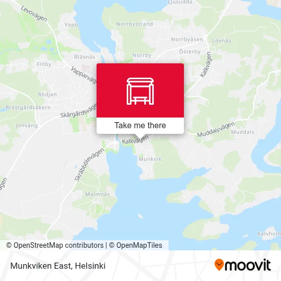 Munkviken East map