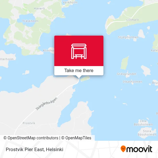 Prostvik Pier East map