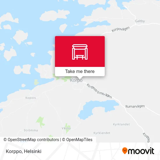 Korppo map