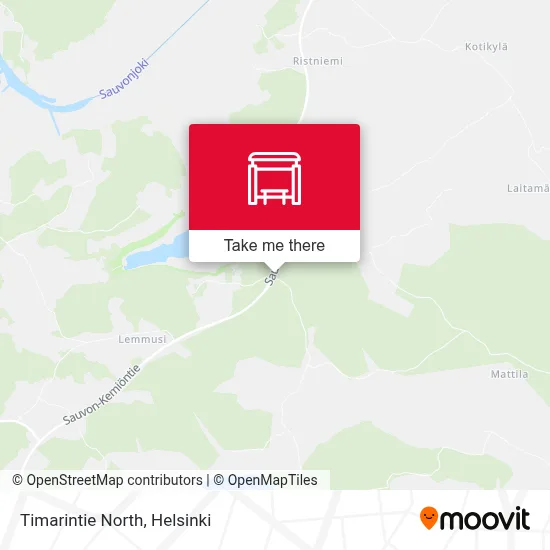Timarintie North map