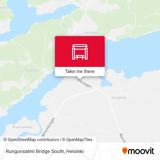 Rungonsalmi Bridge South map