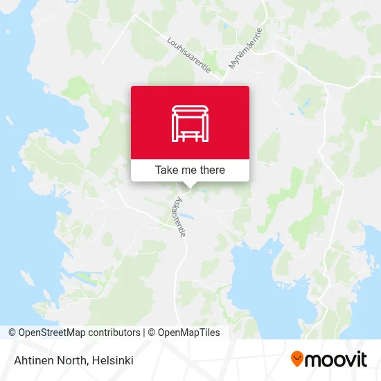 Ahtinen North map